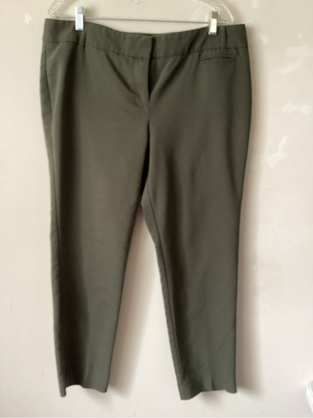 Van Heusen Olive Straight-Leg Pull-On Pants